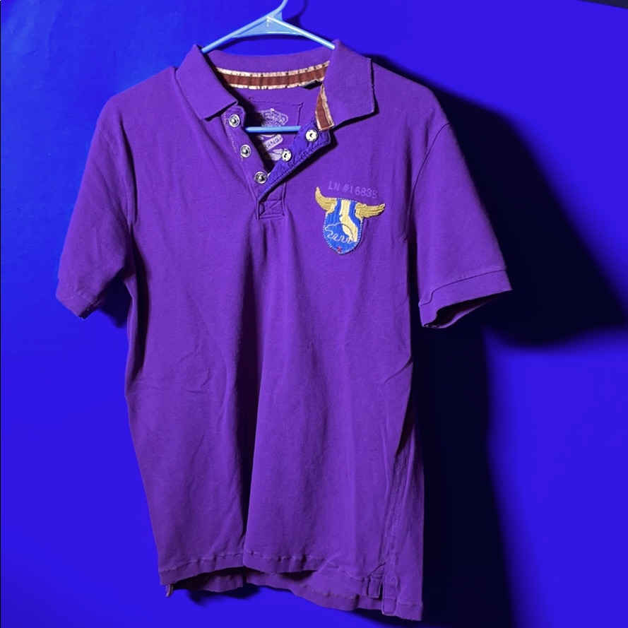 335 Z Brand Purple Cotton Polo